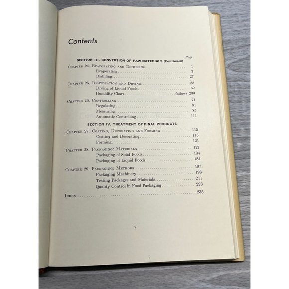 Elements of Food Engineering Vol 3 by Milton Parker 1st Ed 1954 Unit Operations - Picture 4 of 12